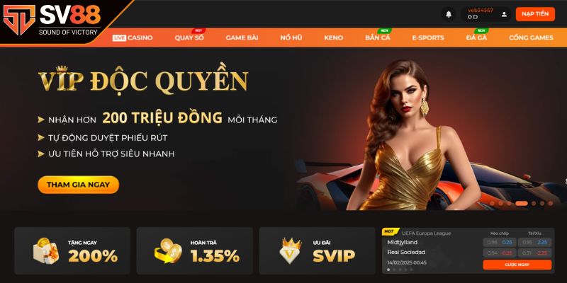 Tổng quan về đặc quyền VIP tại nhà cái SV88